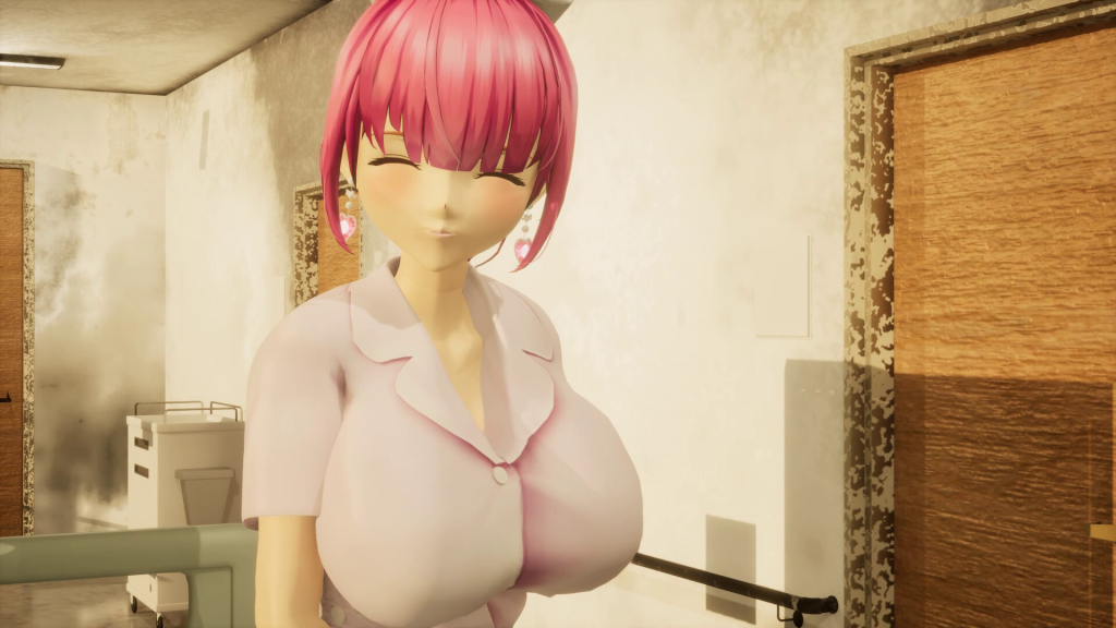 Ejaculation Treatment by Nurse Luna with her Bursting Tits, in a Sexual Treatment Ward! ～3DCG Game Animation～ [English]