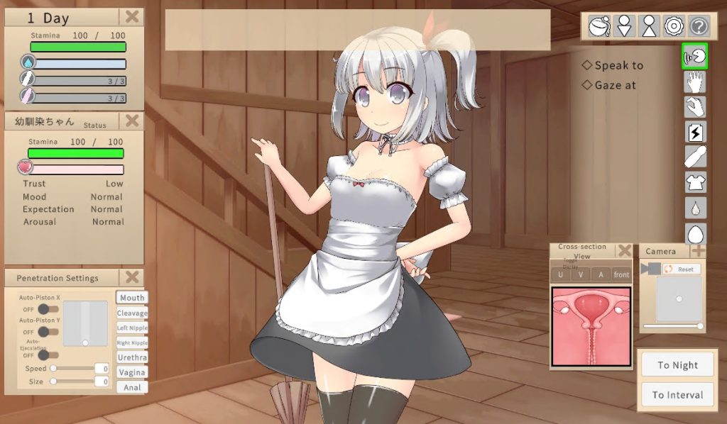 A game where you sleep-molest your childhood friend and get her pregnant [English - Uncensored]
